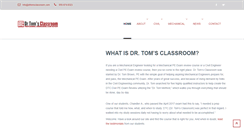 Desktop Screenshot of drtomsclassroom.com