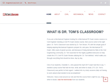 Tablet Screenshot of drtomsclassroom.com